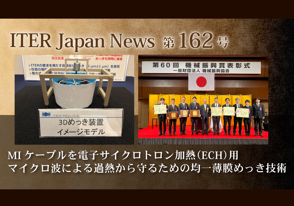 MIケーブルを電子サイクロトロン加熱（ECH）用マイクロ波による過熱から守るための均一薄膜めっき技術