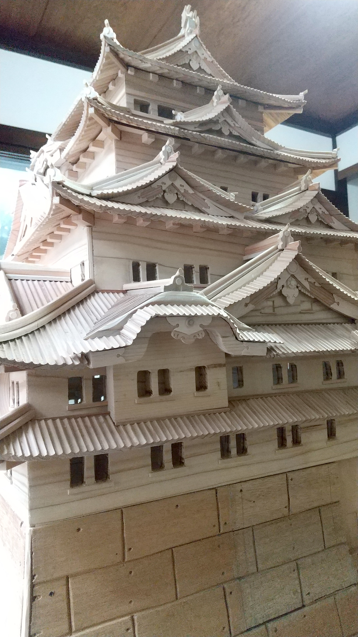 池田氏が制作した名古屋城模型（1/55スケール）