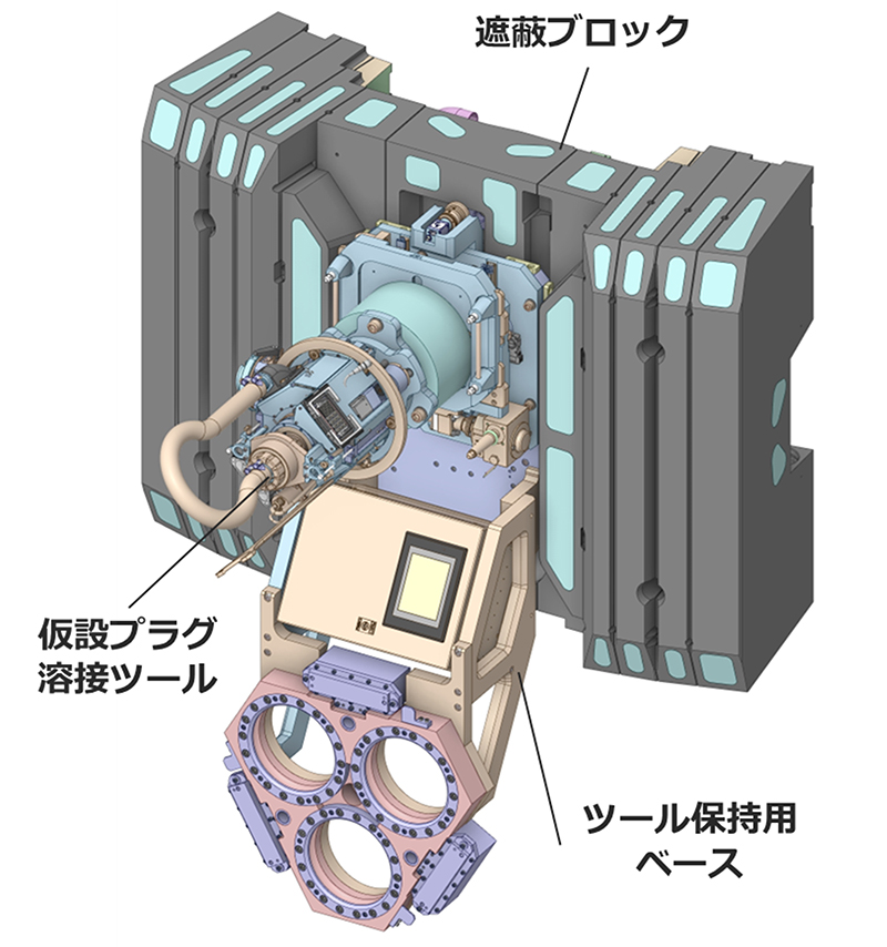 仮設プラグ溶接ツール
